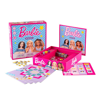 Настольная игра Barbie. Вечеринка, компоненты
