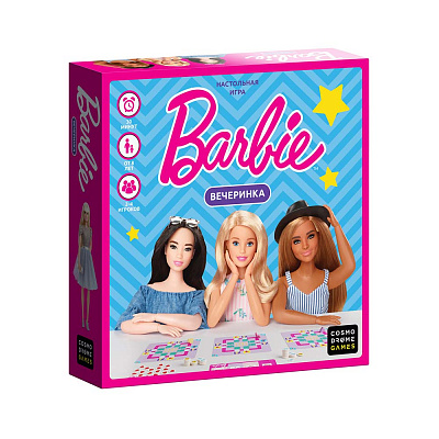Настольная игра Barbie. Вечеринка, коробка